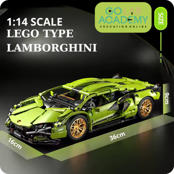 LEGO TYPE LAMBORGHINI