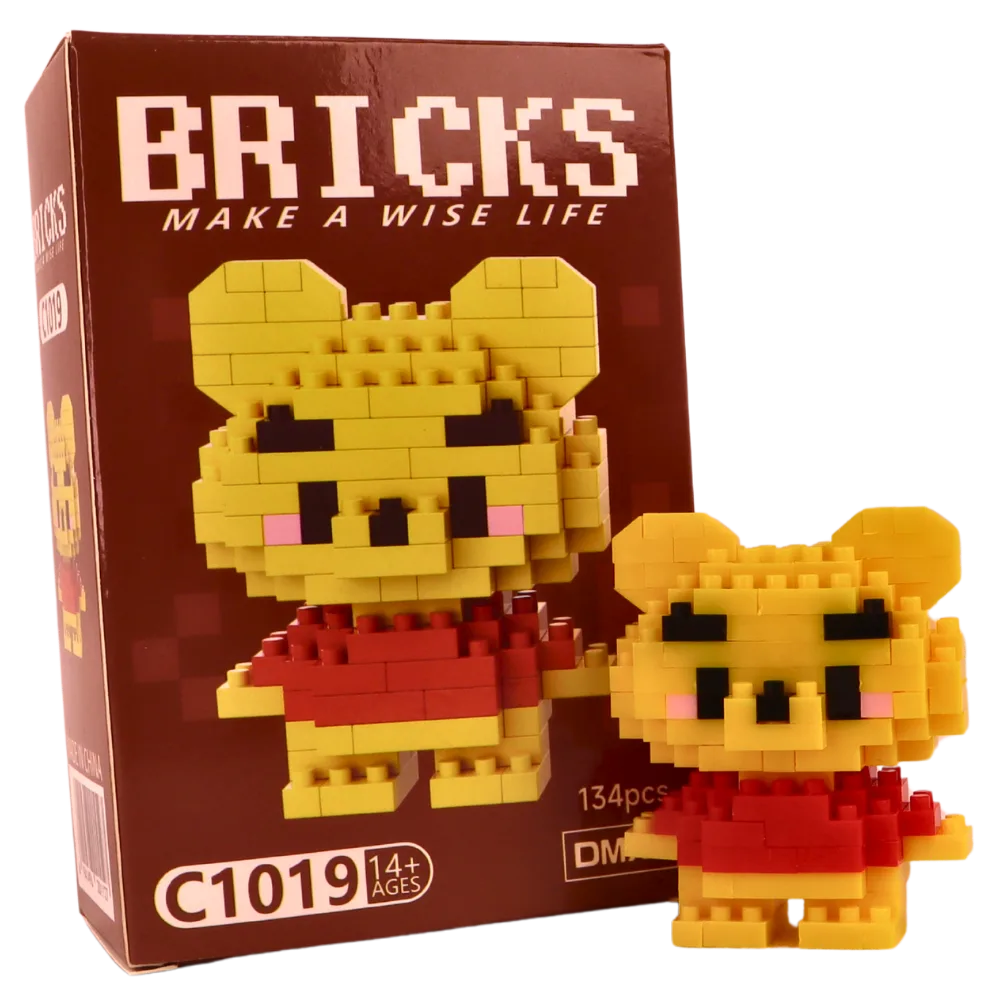 Mini Bricks Φιγούρα Αρκουδάκι – 134 Κομμάτια MB070