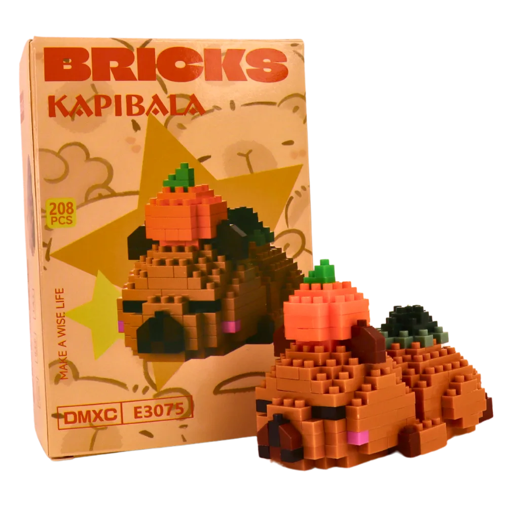 Mini Bricks Φιγούρα Καπιμπάρα – 208 Κομμάτια MB080