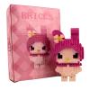 Mini Bricks Φιγούρα Ροζ Κουνελάκι MB100